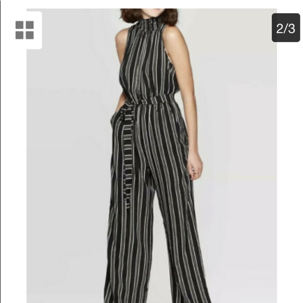 Striped Jumpsuit